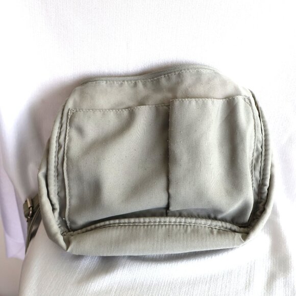 Faux Leather, Grey, Crossbody Bag, 9" x 8" - Picture 13 of 13